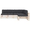 vidaXL Pallet Sofa Cushions 7 pcs Anthracite
