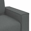 vidaXL Sofa 3 pcs Dark Grey Fabric