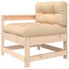 vidaXL 6 Piece Garden Lounge Set with Cushions Solid Wood