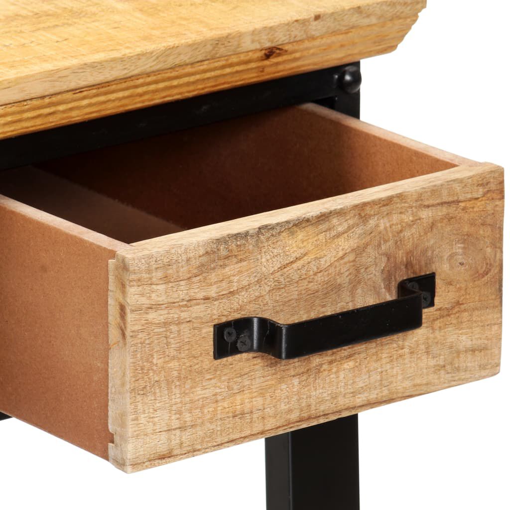 vidaXL Writing Table 110x50x76 cm Solid Mango Wood