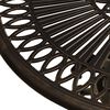 vidaXL Garden Table Bronze 62x62x65 cm Cast Aluminium
