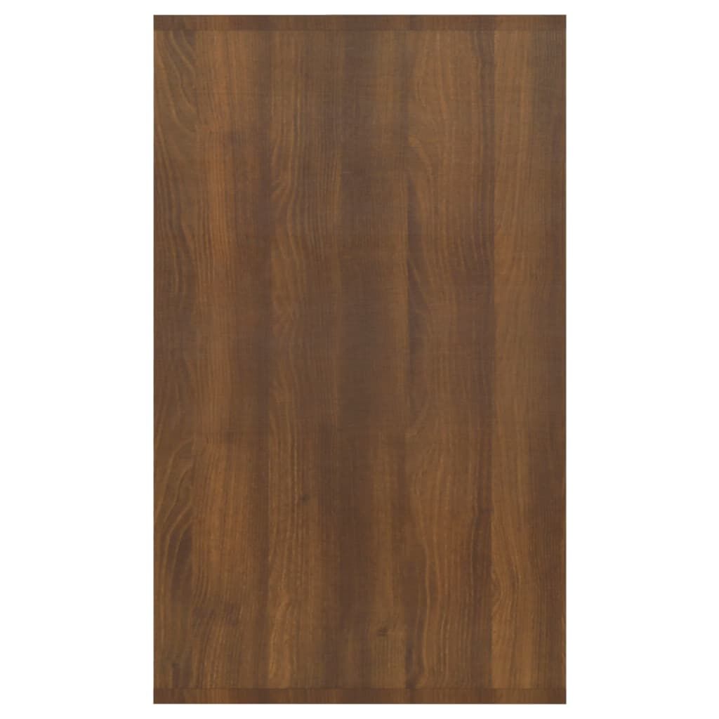 vidaXL Sideboard with 3 Drawers Brown Oak 120x41x75 cm Engineered Wood