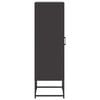 vidaXL Highboard Black 36x39x123 cm Steel