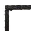 vidaXL 7 Piece Garden Bar Set Black Poly Rattan