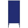 vidaXL Storage Cabinet Navy Blue 42.5x35x101.5 cm Steel