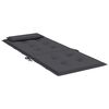 vidaXL Highback Chair Cushions 4 pcs Anthracite Oxford Fabric