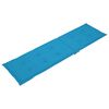 vidaXL Deck Chair Cushion Blue (75+105)x50x4 cm