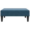 vidaXL Footstool Blue 77x55x31 cm Velvet
