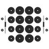 vidaXL Dumbbells 2x15 kg