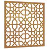 vidaXL Garden Wall Decoration 55x55 cm Corten Steel Moorish Design