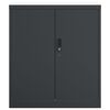 vidaXL File Cabinet Anthracite 79x40x90 cm Steel