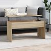 vidaXL Coffee Table Sonoma Oak 102x50.5x52.5 cm Engineered Wood