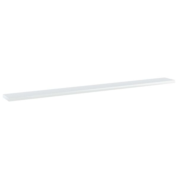 vidaXL Bookshelf Boards 4 pcs High Gloss White 100x10x1.5 cm Engineered Wood