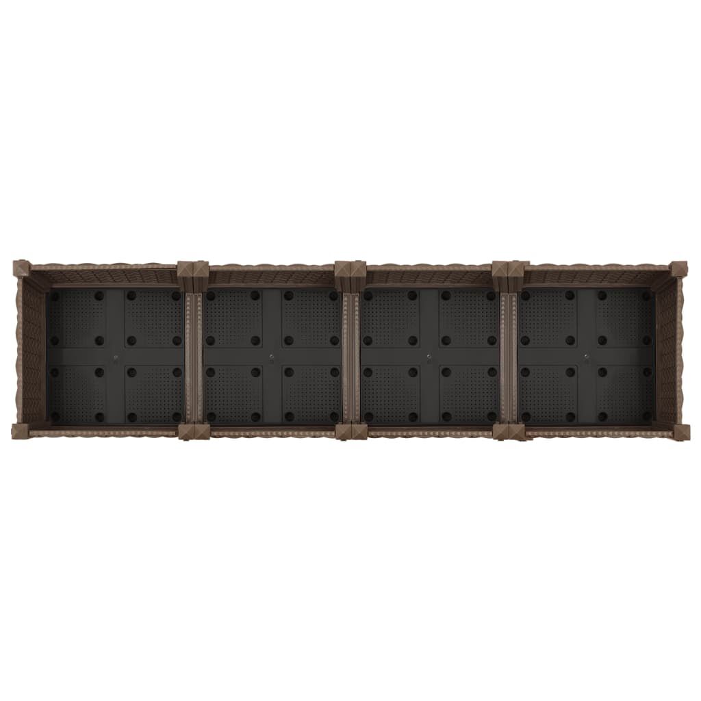 vidaXL Raised Bed 160x40x23 cm Polypropylene
