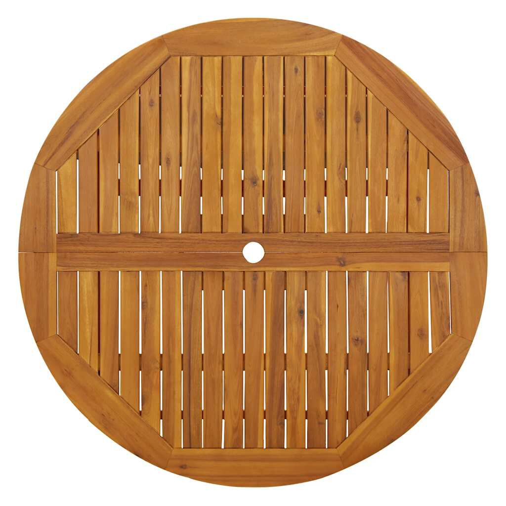 vidaXL Folding Garden Table 110 cm Solid Acacia Wood