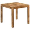 vidaXL Dining Table Solid Mango Wood 82x80x76 cm