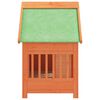 vidaXL Dog Kennel Brown 96x60.5x87 cm Solid Wood Pine