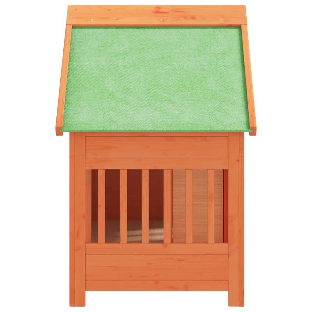 vidaXL Dog Kennel Brown 96x60.5x87 cm Solid Wood Pine