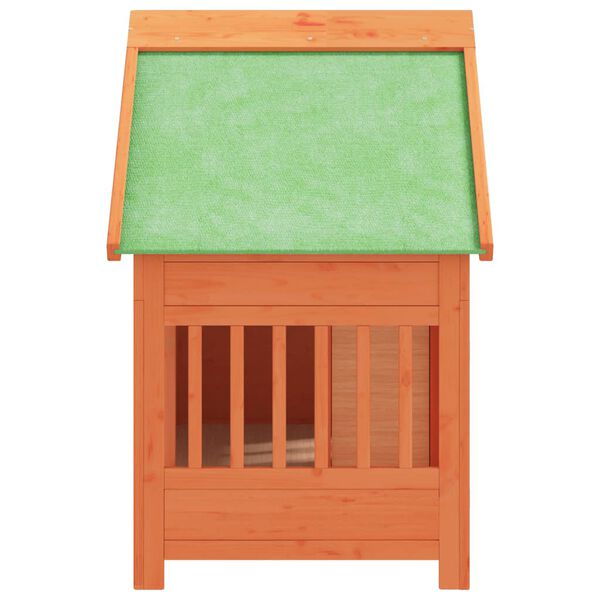 vidaXL Dog Kennel Brown 96x60.5x87 cm Solid Wood Pine