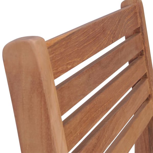 vidaXL Garden Chairs 4 pcs with Taupe Cushions Solid Teak Wood