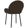 vidaXL Dining Chairs 2 pcs Brown Faux Leather