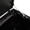 vidaXL Garden Storage Box Black 220x50x58 cm Poly Rattan