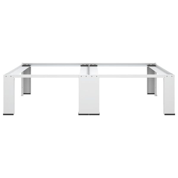 vidaXL Double Washing and Drying Machine Pedestal White