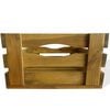 vidaXL Apple Crate Set 2 Pieces Solid Acacia Wood