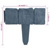 vidaXL Plastic Garden / Lawn Fence Stone Look 41 pcs 10 m