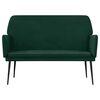 vidaXL Bench Dark Green 108x79x79 cm Velvet