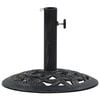 vidaXL Umbrella Base Black and Bronze 9 kg 40 cm Cast Iron