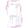 vidaXL Outdoor Playset Solid Wood Pine