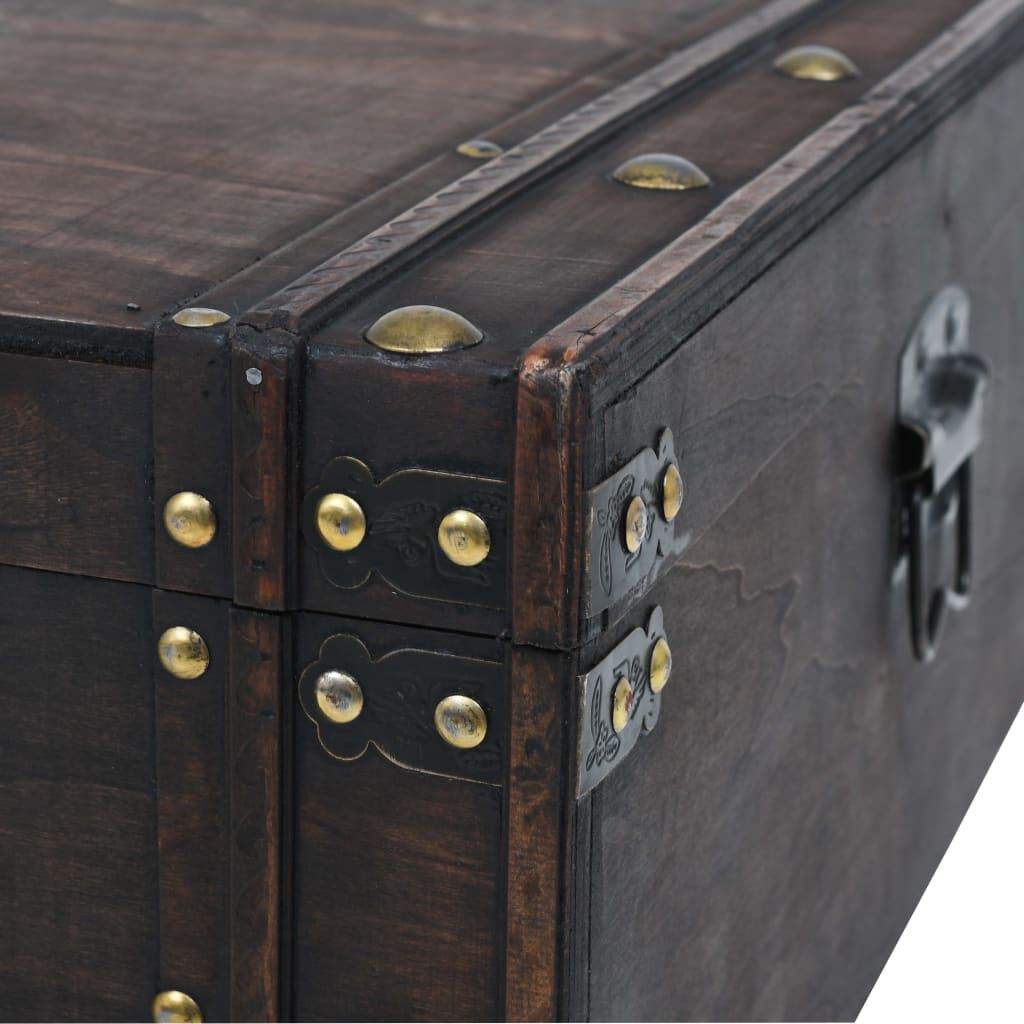 vidaXL Coffee Table Plywood Vintage Style 120x55x35 cm