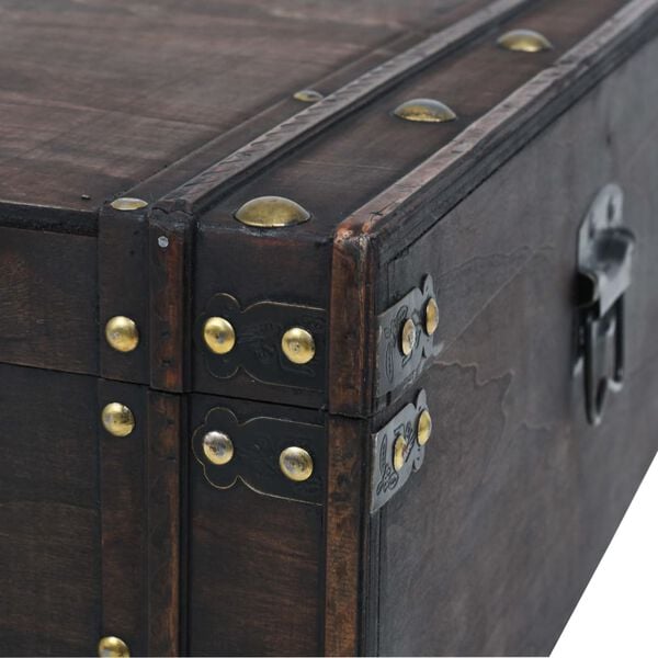 vidaXL Coffee Table Plywood Vintage Style 120x55x35 cm