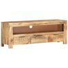 vidaXL TV Cabinet 110x30x40 cm Rough Mango Wood