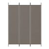 vidaXL 3-Panel Room Divider Anthracite 150x200 cm Fabric