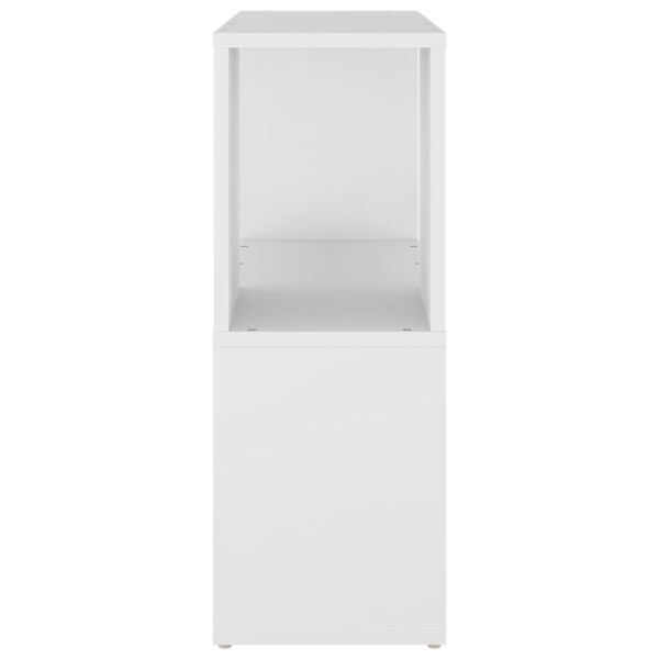 vidaXL Book Cabinet White 60x24x63 cm Engineered Wood