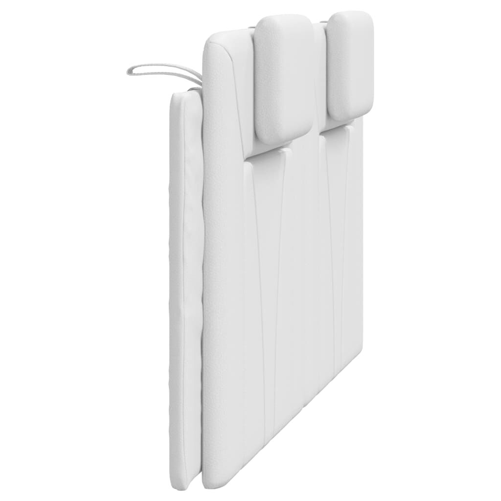 vidaXL Headboard Cushion "Viana" White 152 cm Queen Faux Leather