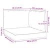 vidaXL Pallet Cushions 3 pcs Grey Oxford Fabric
