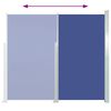 vidaXL Retractable Side Awning 160 x 500 cm Blue