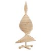 vidaXL Christmas Trees with Stand Natural 120 cm Solid pine wood