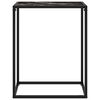 vidaXL Console Table Black 60x35x75 cm Tempered Glass