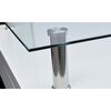 vidaXL Coffee Table with Glass Top White