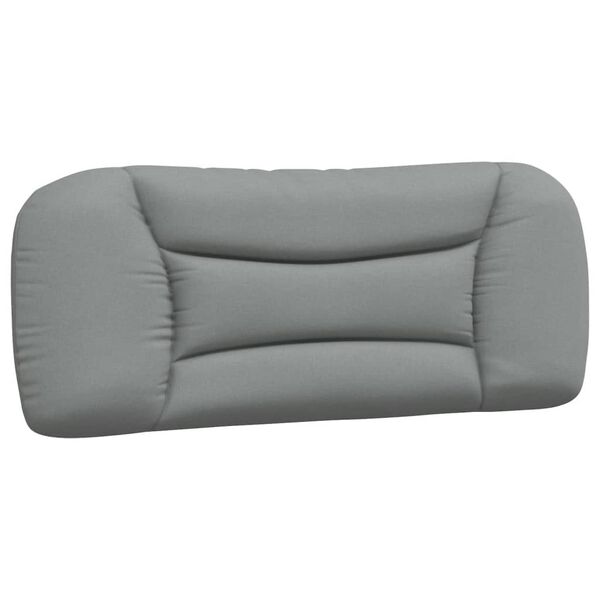 vidaXL Headboard Cushion "Hvar" Light Grey 100 cm Fabric