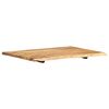 vidaXL Table Top Solid Acacia Wood 80x(50-60)x2.5 cm