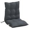 vidaXL Lowback Chair Cushions 2 pcs Anthracite Oxford Fabric