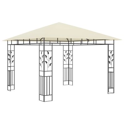 vidaXL Gazebo with Mosquito Net 3x3x2.73 m Cream 180 g/m²