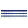 vidaXL Sun Lounger Cushion Blue&White Stripe Oxford Fabric