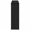 vidaXL Wall Shelf Black oak 85 x 16 x 52.5 cm Engineered wood