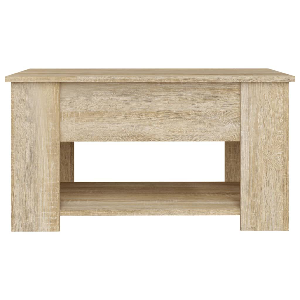vidaXL Coffee Table Sonoma Oak 79x49x41 cm Engineered Wood